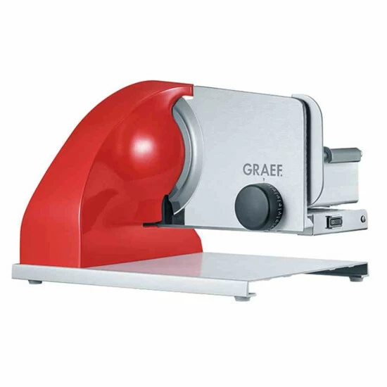 Budget 😍 Graef Allesschneider Vollstahlmesser Glatt Rot SKS903 🥰