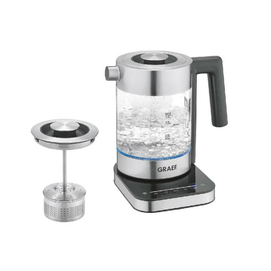 Schlussverkauf 😉 Graef WK 350 - Wasserkocher - Transparent/edelstahl 🛒