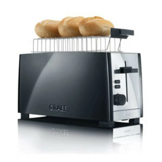 Billig 🧨 Graef TO102EU Toaster 2-fach Lang Schwarz 🧨 – Bild 7